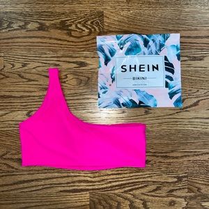 HOT PINK SHEIN SWIMSUIT